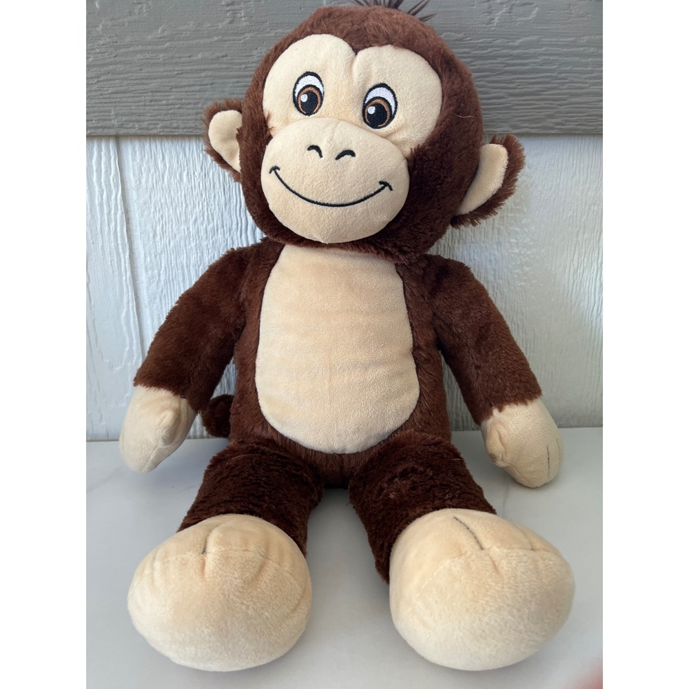 Build a‎ Bear Workshop Brown Monkey Plush Stuffed Animal Toy 0321